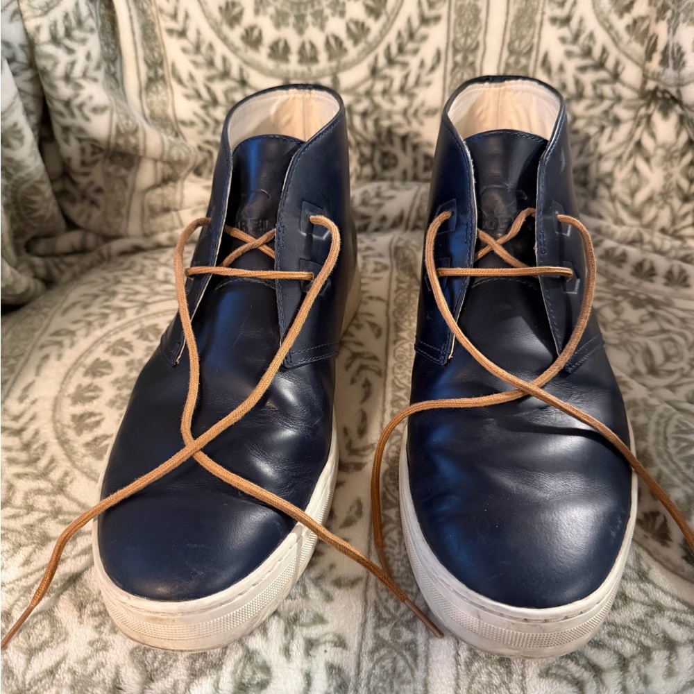 Sorrel Men's Navy Leather Chukka Boots